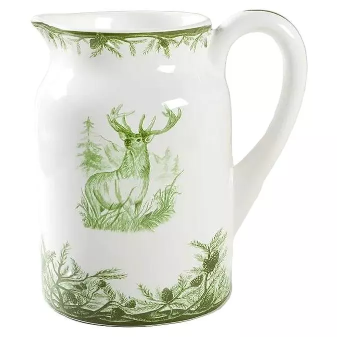 Green Deer Pitcher