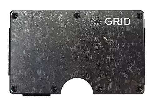 Grid Wallet Forged Carbon