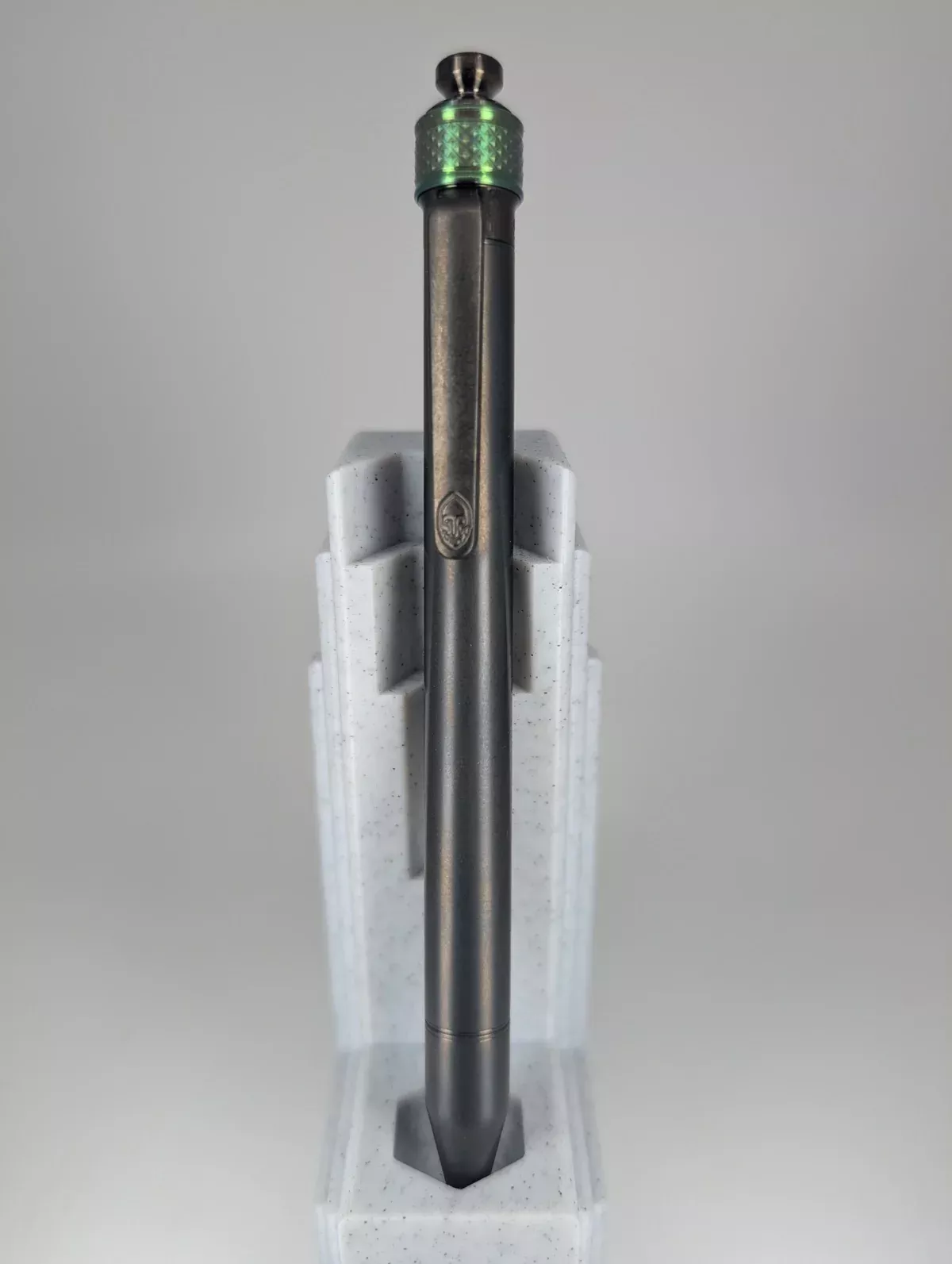 Grimsmo Saga DLC Black w/ Green Slider Ballpoint Pen