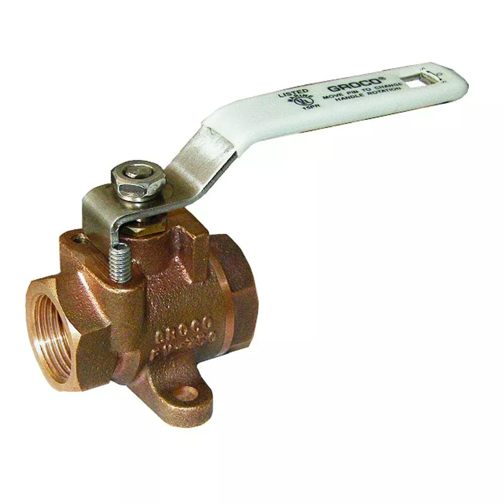 GROCO 3/4″ NPT Bronze Inline Fuel Valve