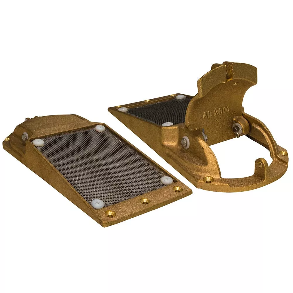 GROCO Perforated Hull Strainer w/Access Door 1-1/4″ Max Thru-Hull
