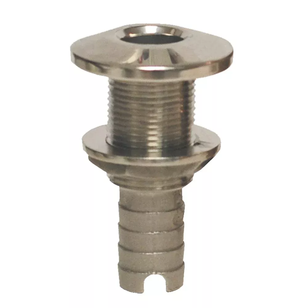 GROCO Stainless Steel Hose Barb Thru-Hull Fitting – 2″