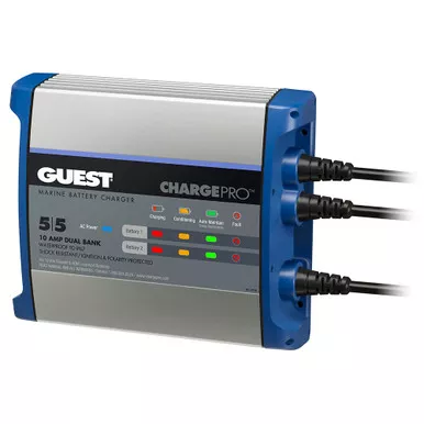 Guest 10A 12V 2 Bank On Board Battery Charger