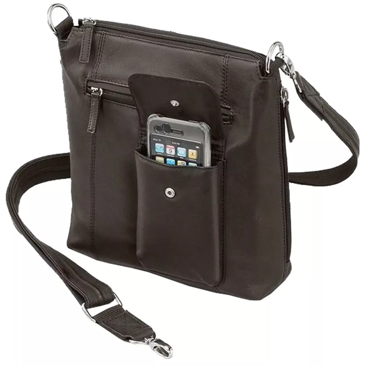 Gun Tote'N Mamas Concealed Carry Flat Sac Brown