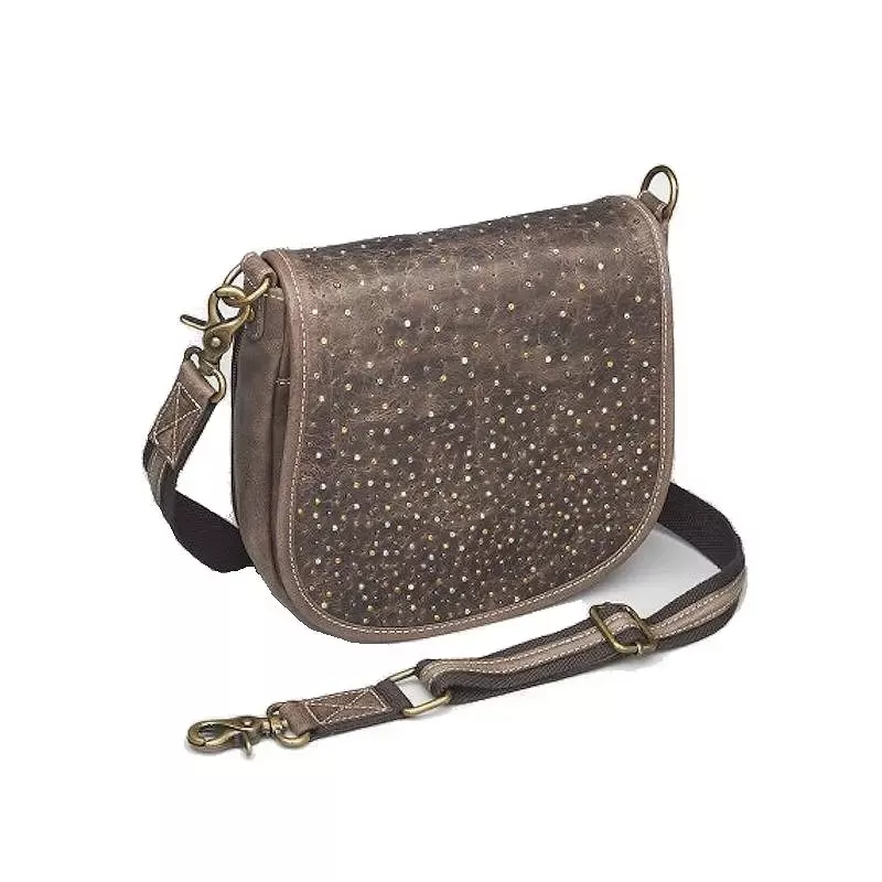 Gun Tote'N Mamas Distressed Buffalo Pouch