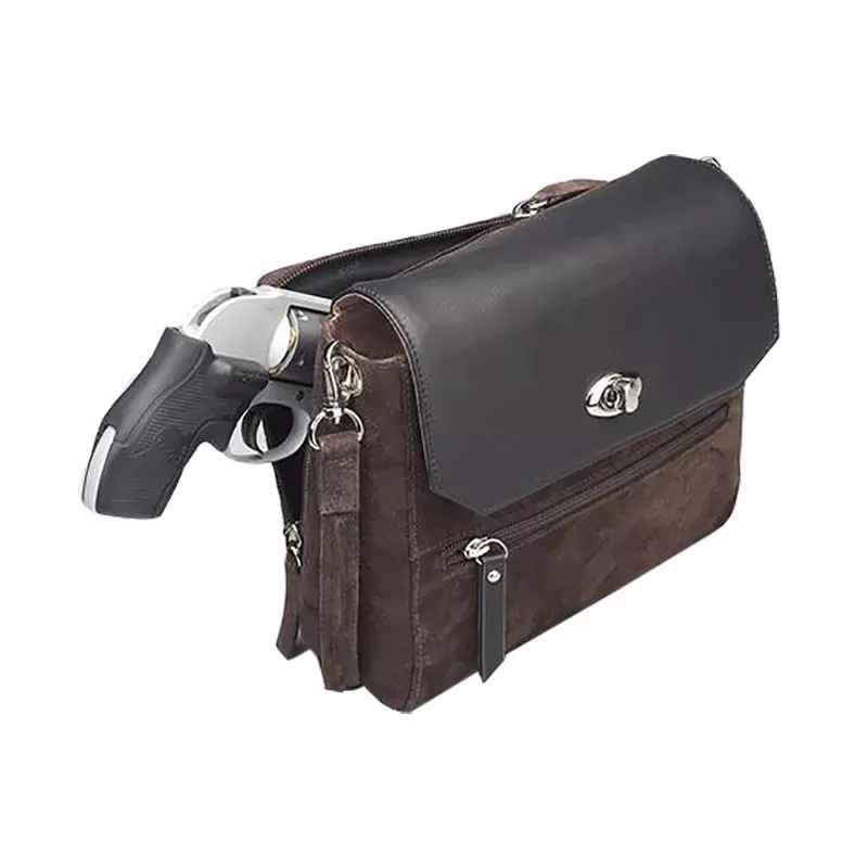 Gun Tote'N Mamas Suede Hand Clutch