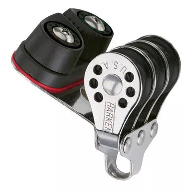 Harken 22mm Triple Micro Block Fishing Cam Cleat