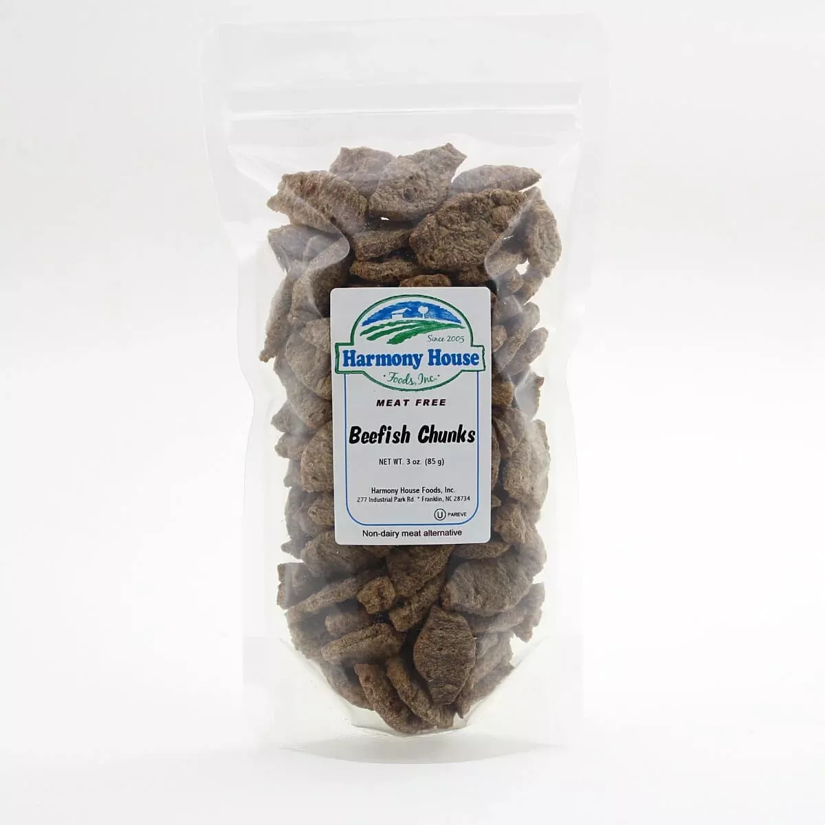 Harmony House Beef Style Chunks (Unflavored) (2.5 oz)