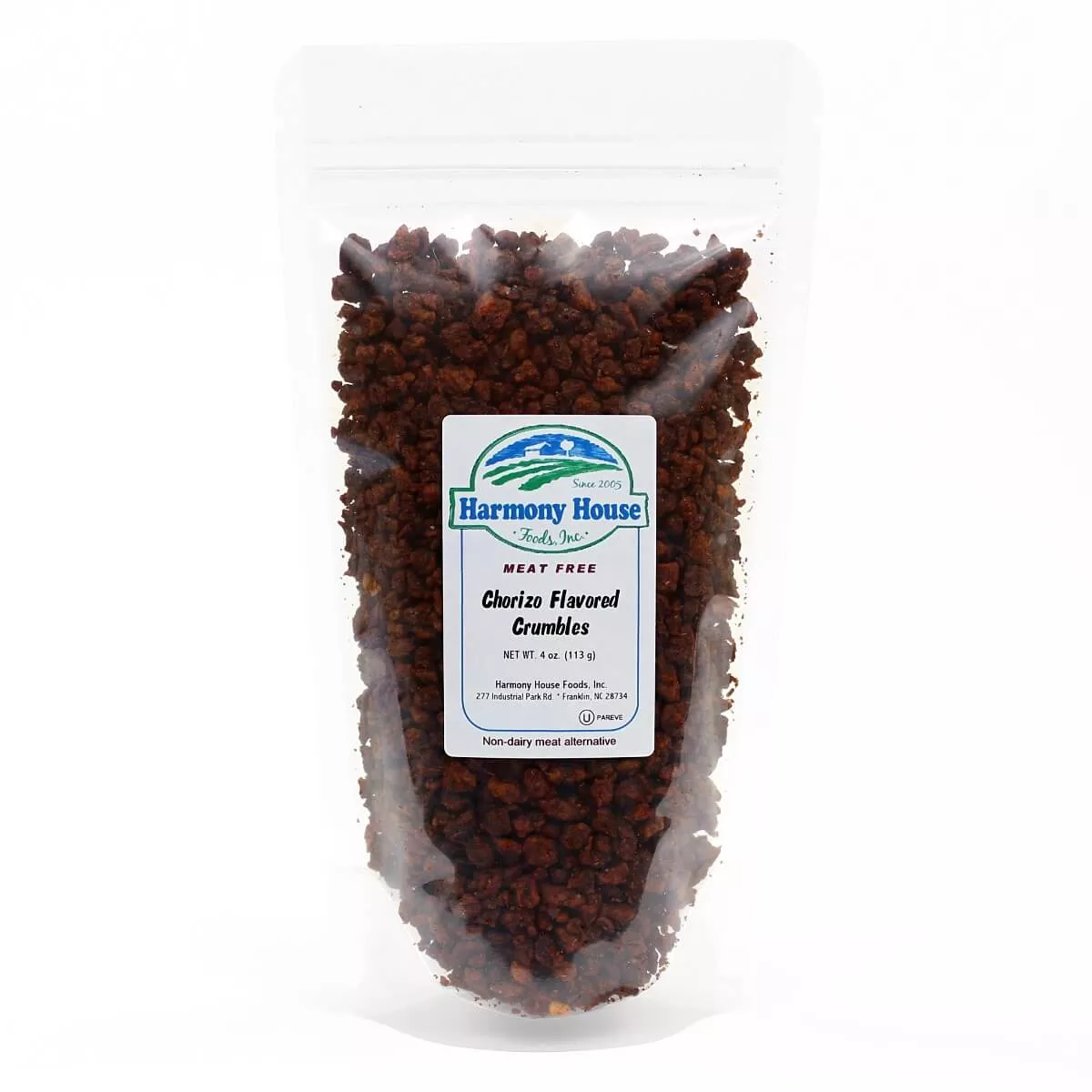 Harmony House Chorizo Flavored Crumbles (4 oz)