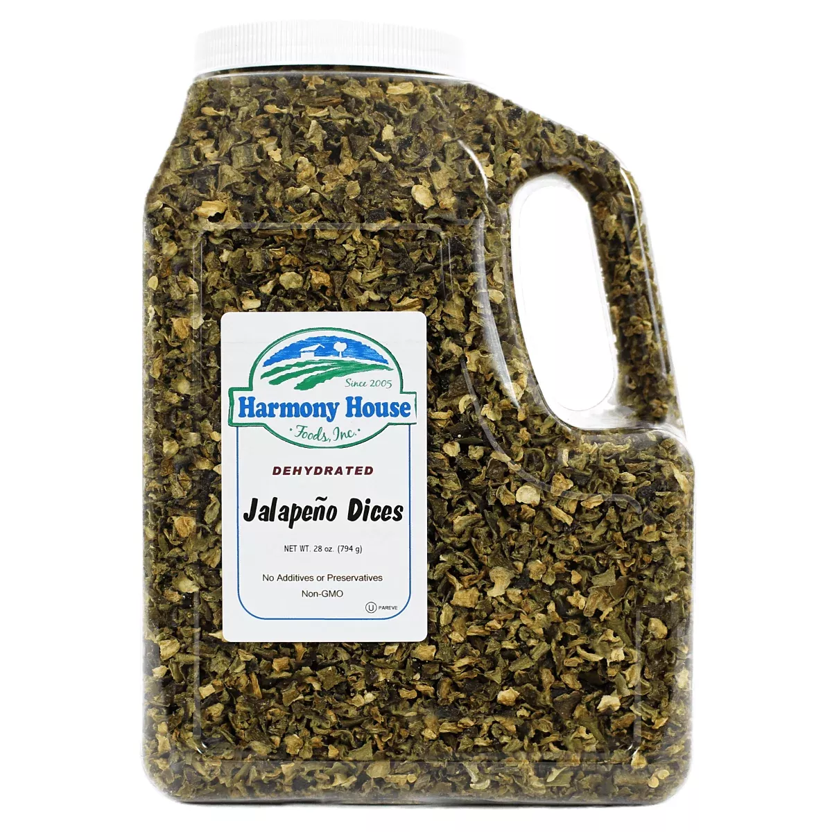 Harmony House Dried Jalapeno Dices (28 oz.)