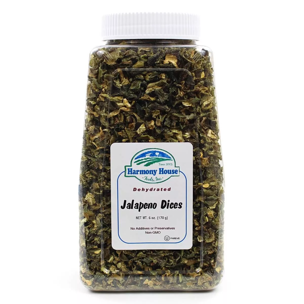 Harmony House Dried Jalapeno Dices (6 oz.)