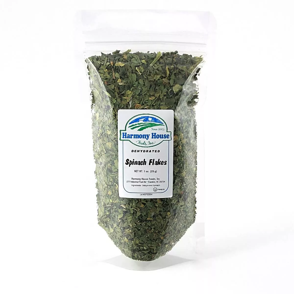 Harmony House Dried Spinach Flakes (1 oz.)