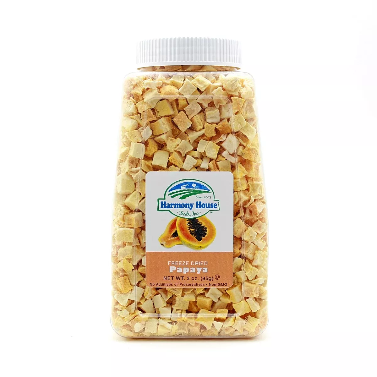 Harmony House Freeze Dried Papaya (3 oz.)