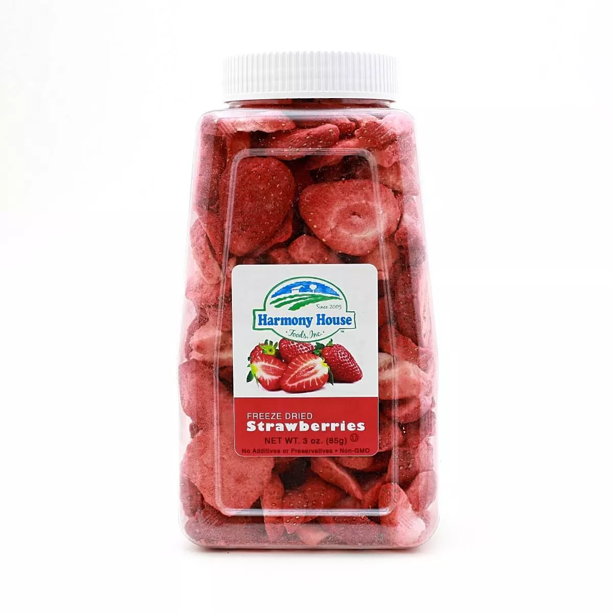 Harmony House Freeze Dried Strawberries, Sliced (3 oz.)
