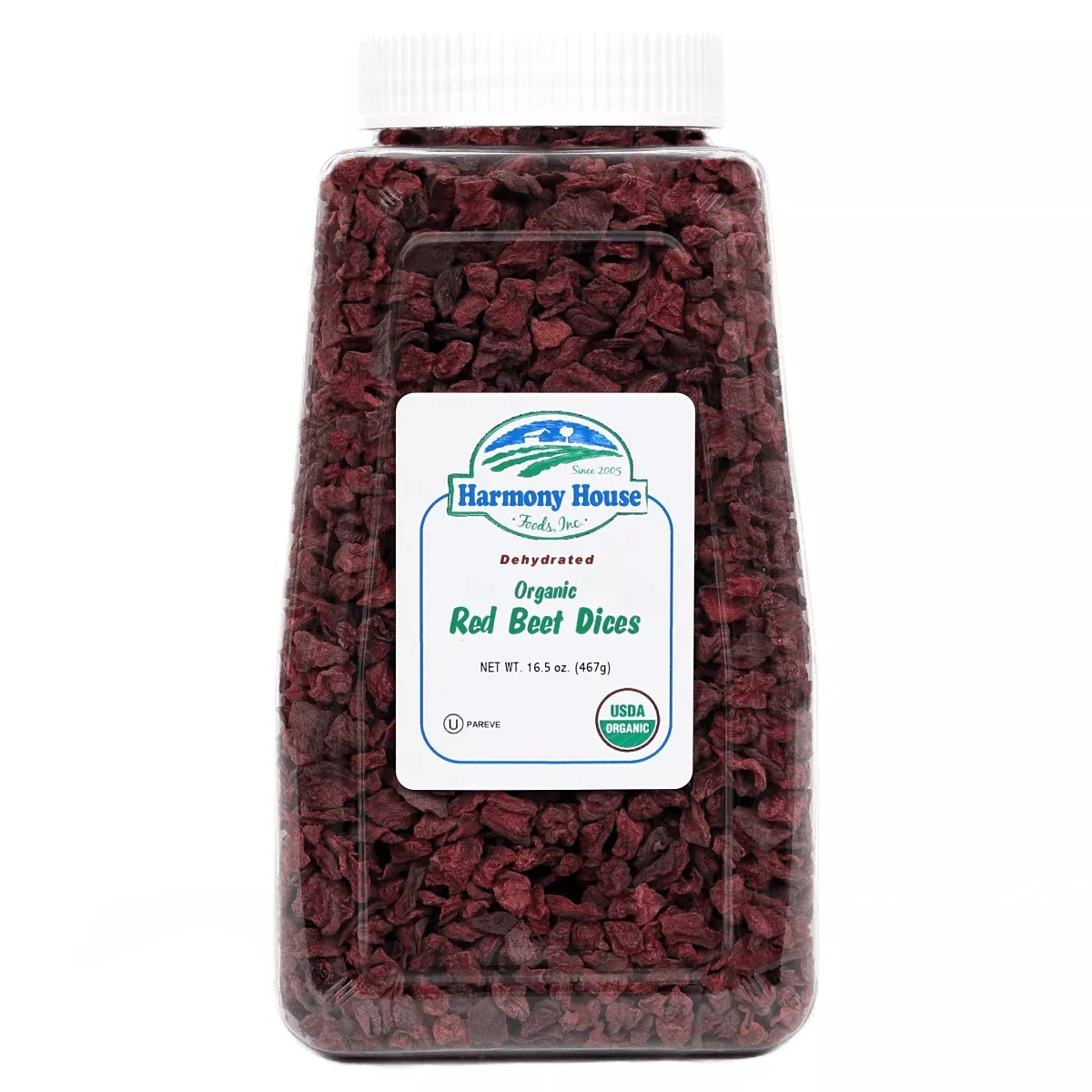 Harmony House Organic Dried Red Beet Dices (16.5 oz)