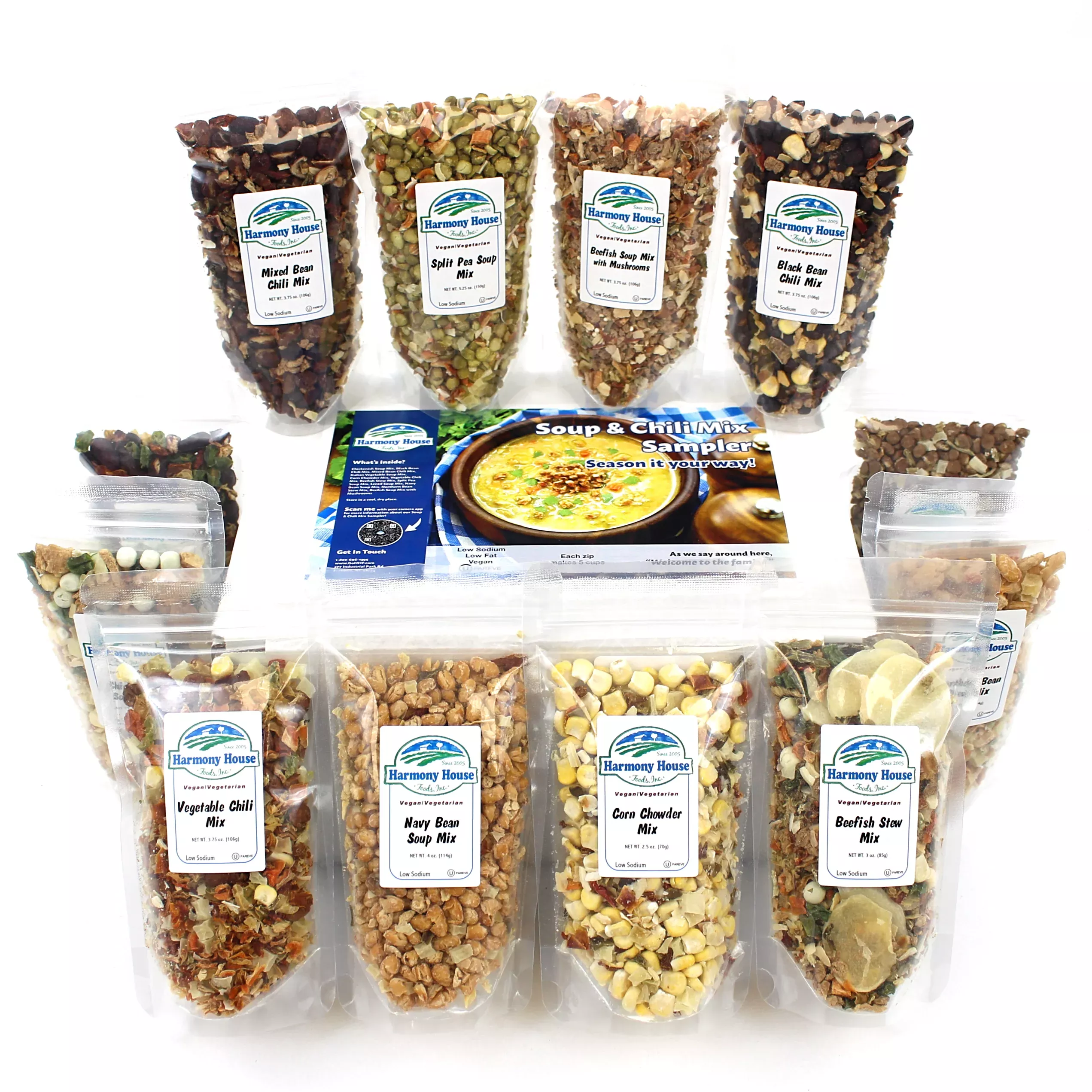 Harmony House Soup and Chili Mix Sampler (12 ct)