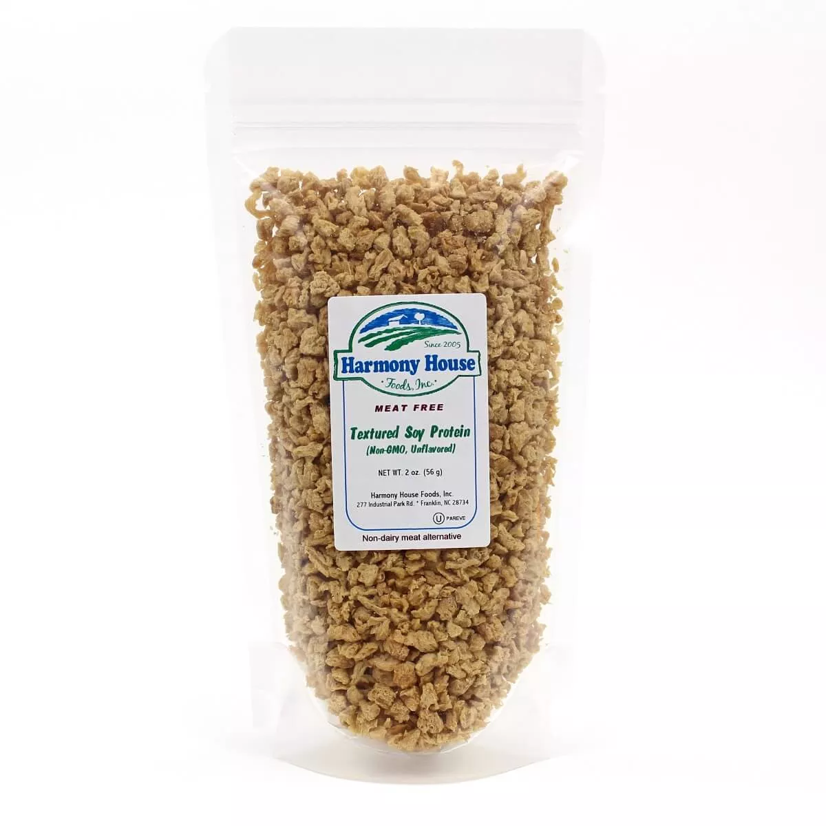 Harmony House Textured Soy Protein (Non-GMO, Unflavored) (2 oz)
