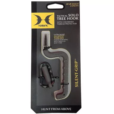 HAWK Tactical Solo Tree Hook Pack of 1 With 60 lb Weight Limit, 3010