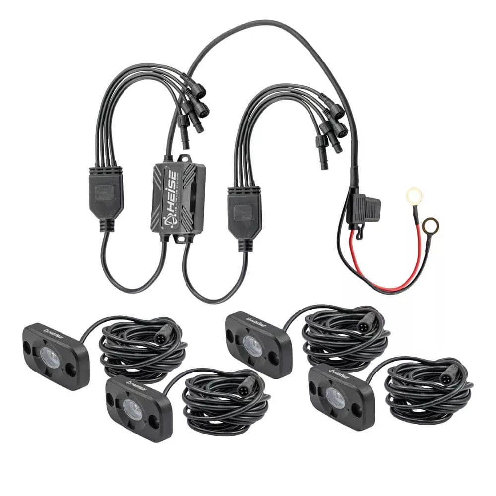 HEISE RGB Accent Lighting Kit – 4 Pack