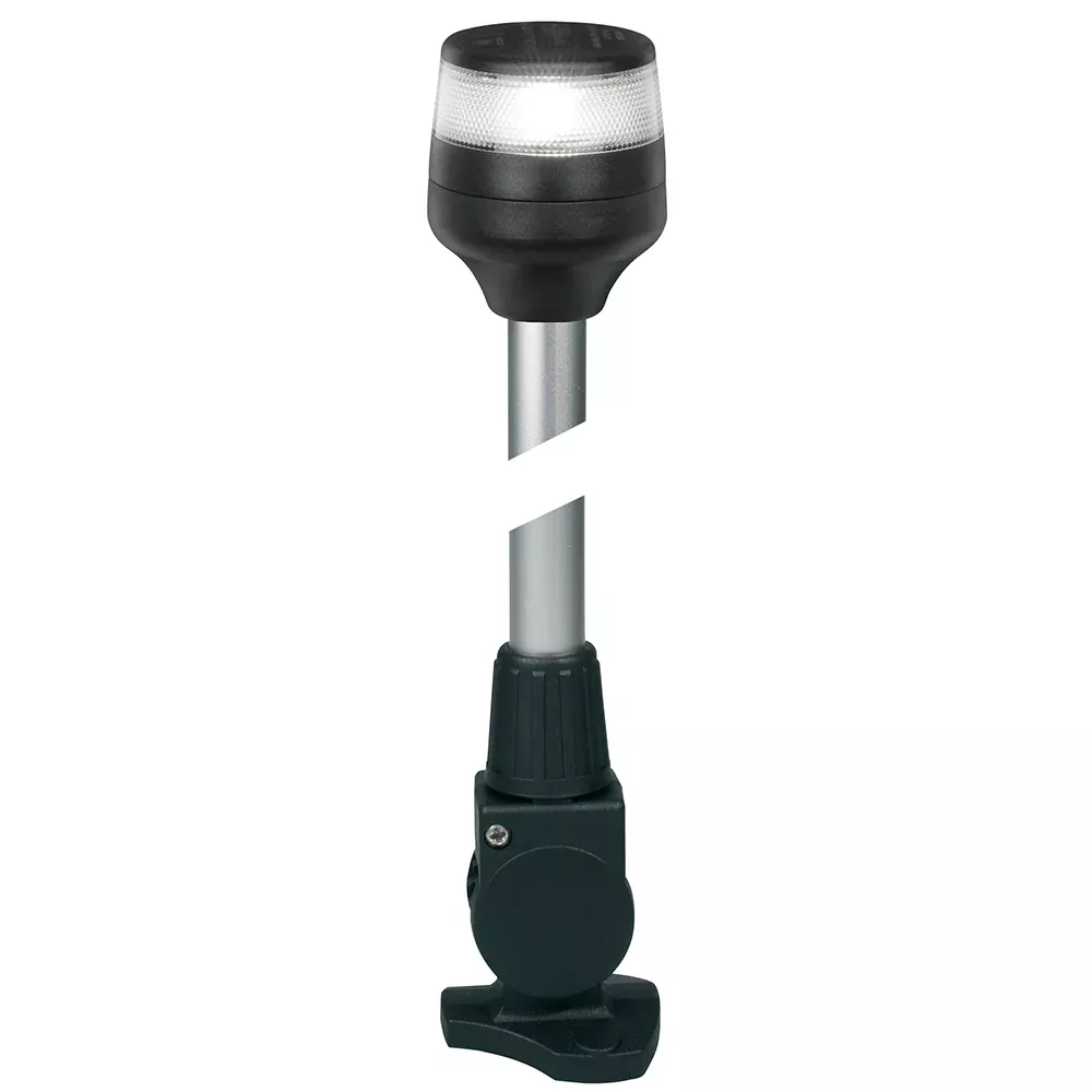 Hella Marine NaviLED 360 Compact All Round Lamp – 2nm – 12″ Fold Down Base – Black [980960301]