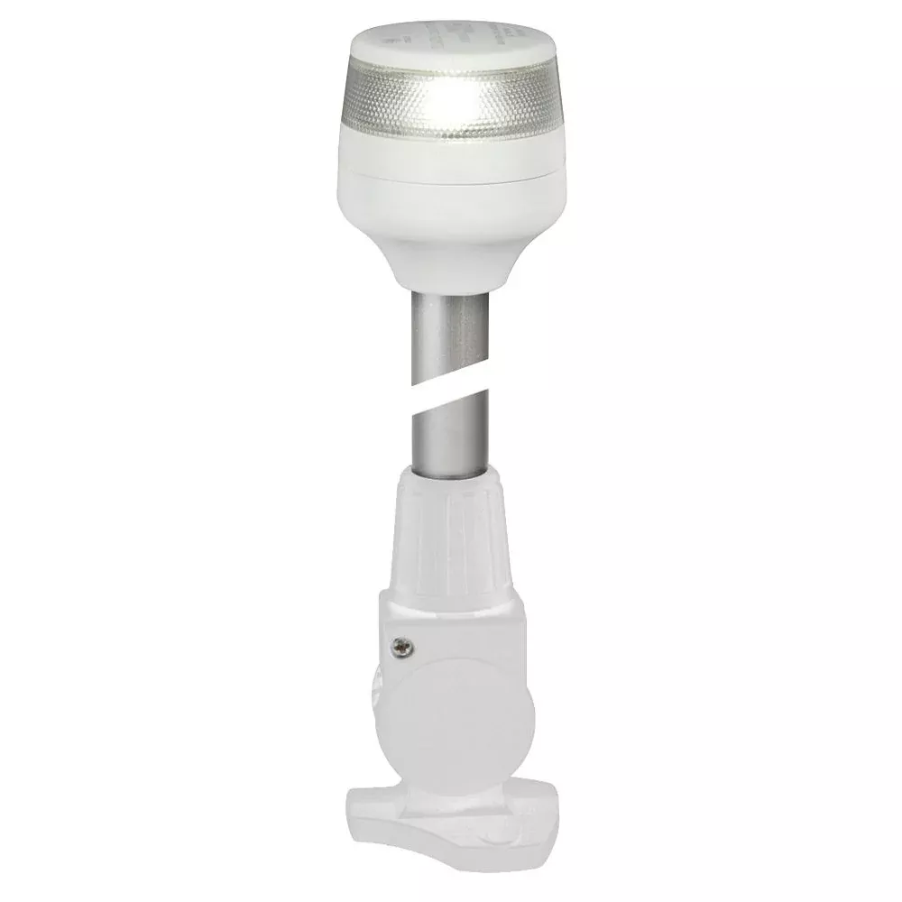 Hella Marine NaviLED 360 Compact All Round Lamp – 2nm – 12″ Fold Down Base – White [980960311]