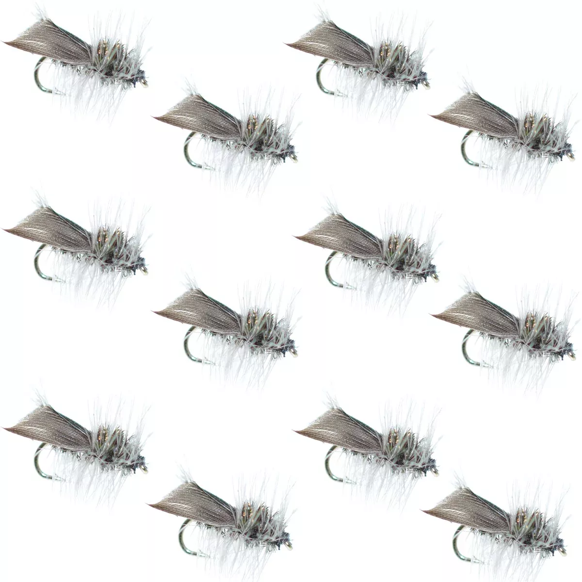 Hemingway Caddis Dry Fly – 1 Dozen Flies Hook Size 16