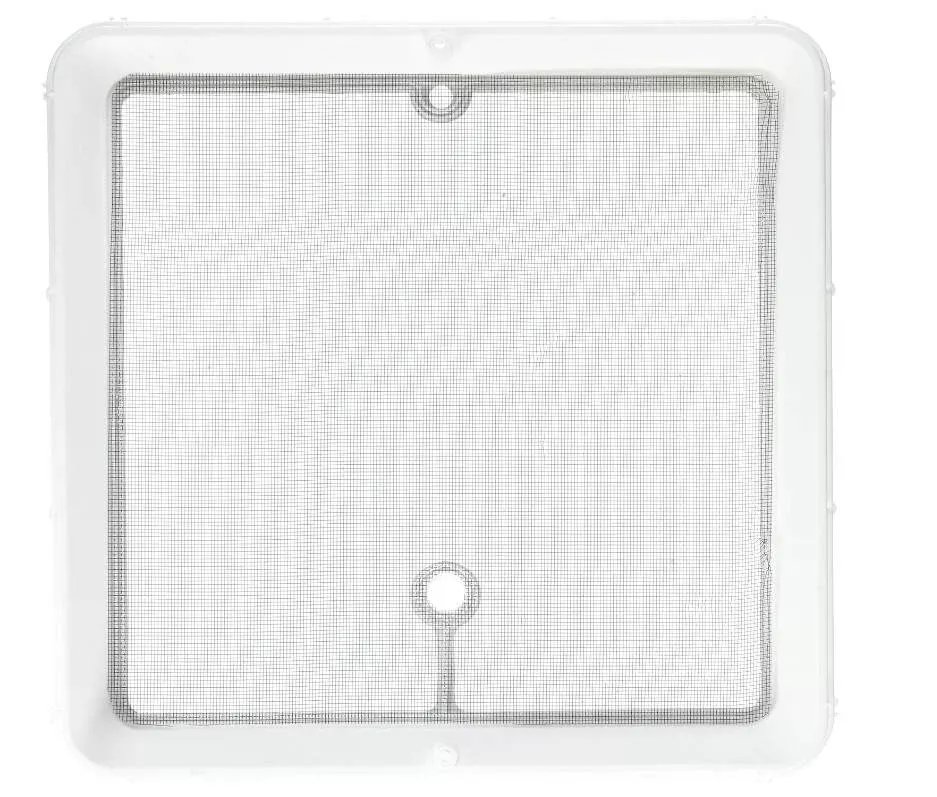 Heng's Jensen White Roof Vent Screen Frame with Radius Corners• JRP1124B
