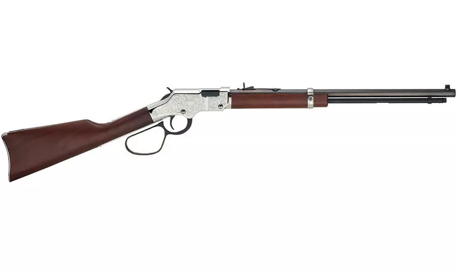 Henry Silver Eagle 22 Cal. Engraved Lever Action with Large Loop