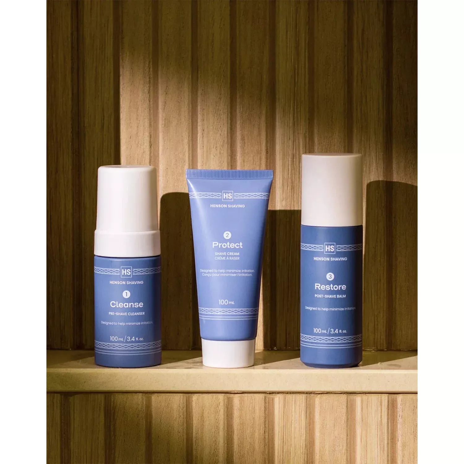 Henson 3 Step Shave Routine