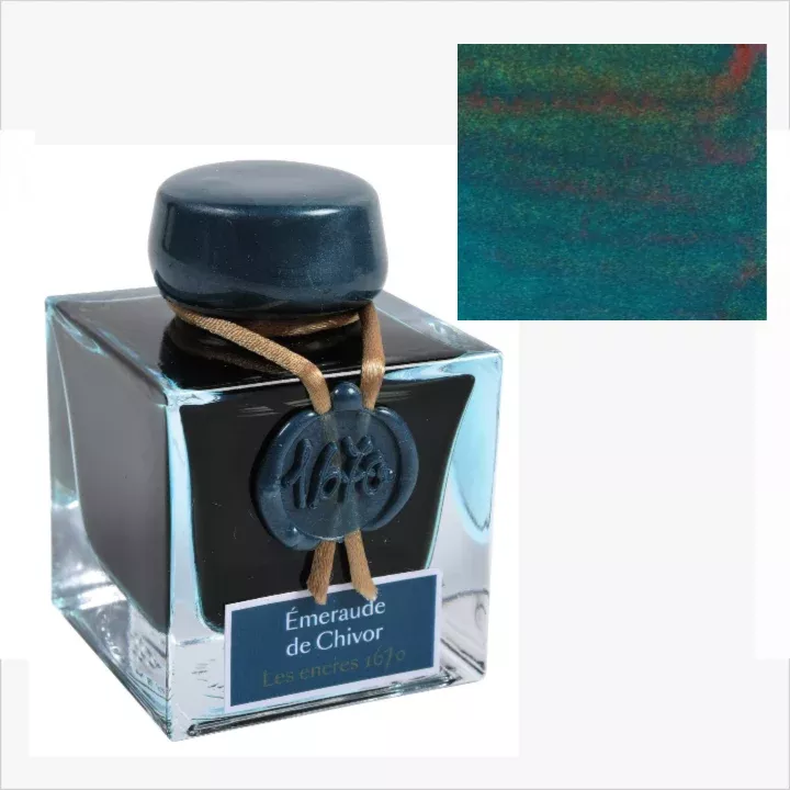 Herbin 1670 Ink with Gold Shimmer 50ml