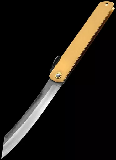 Higonokami Brass Folding Knife