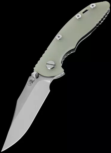 Hinderer XM-18 3.0 Bowie 20CV Transluscent Green Folding Knife