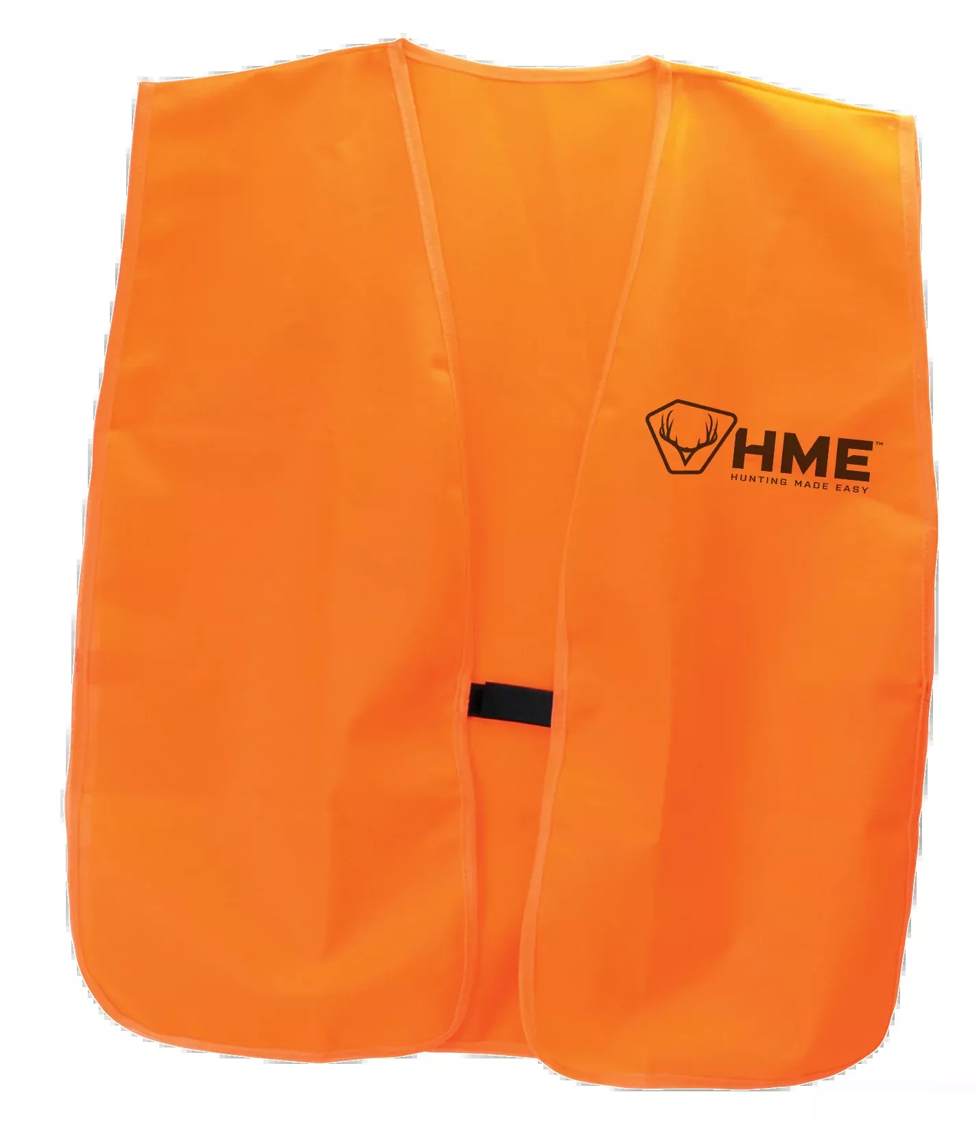 HME Big Boy Safety Vest, Blaze Orange Polyester, Hook-and-Loop Closure, Machine Washable HMEVESTOR