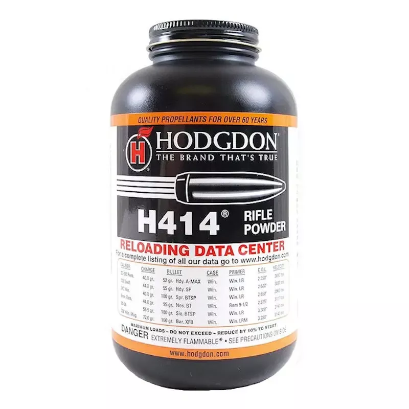 Hodgdon H414 Smokeless Spherical Rifle Powder 1 lb.
