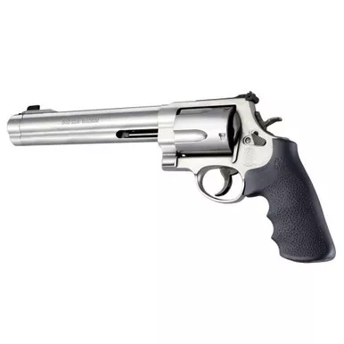 Hogue 19022 Round Butt (Tamer Conversion) OverMolded Rubber Grip for Smith & Wesson K, L, N, X, & Z Frame