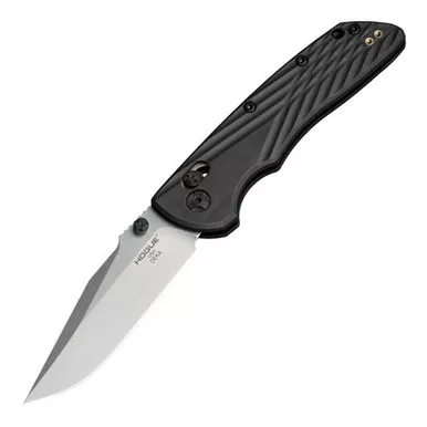 Hogue 24379 Deka ABLE Lock Folder Knife 3.25" CPM MagnaCut Clip Point Blade, Black Polymer Frame