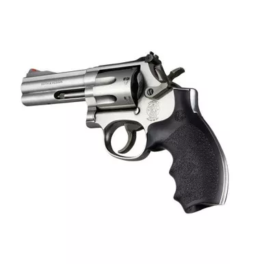 Hogue 62000 Round Butt Rubber Bantam Style Grip for Smith & Wesson K or L Frame