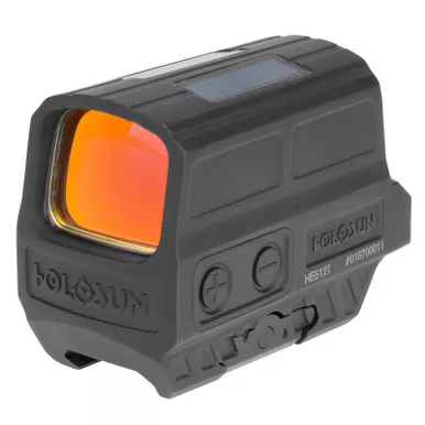 Holosun HE512T Titanium Solar/Battery Powered Enclosed Reflex Red Dot Sight for Long Guns, Multi-Reticle System