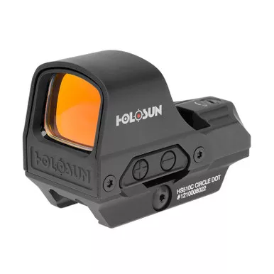 Holosun HS510C Solar/Battery Powered Open Reflex Red Dot Sight for Long Guns