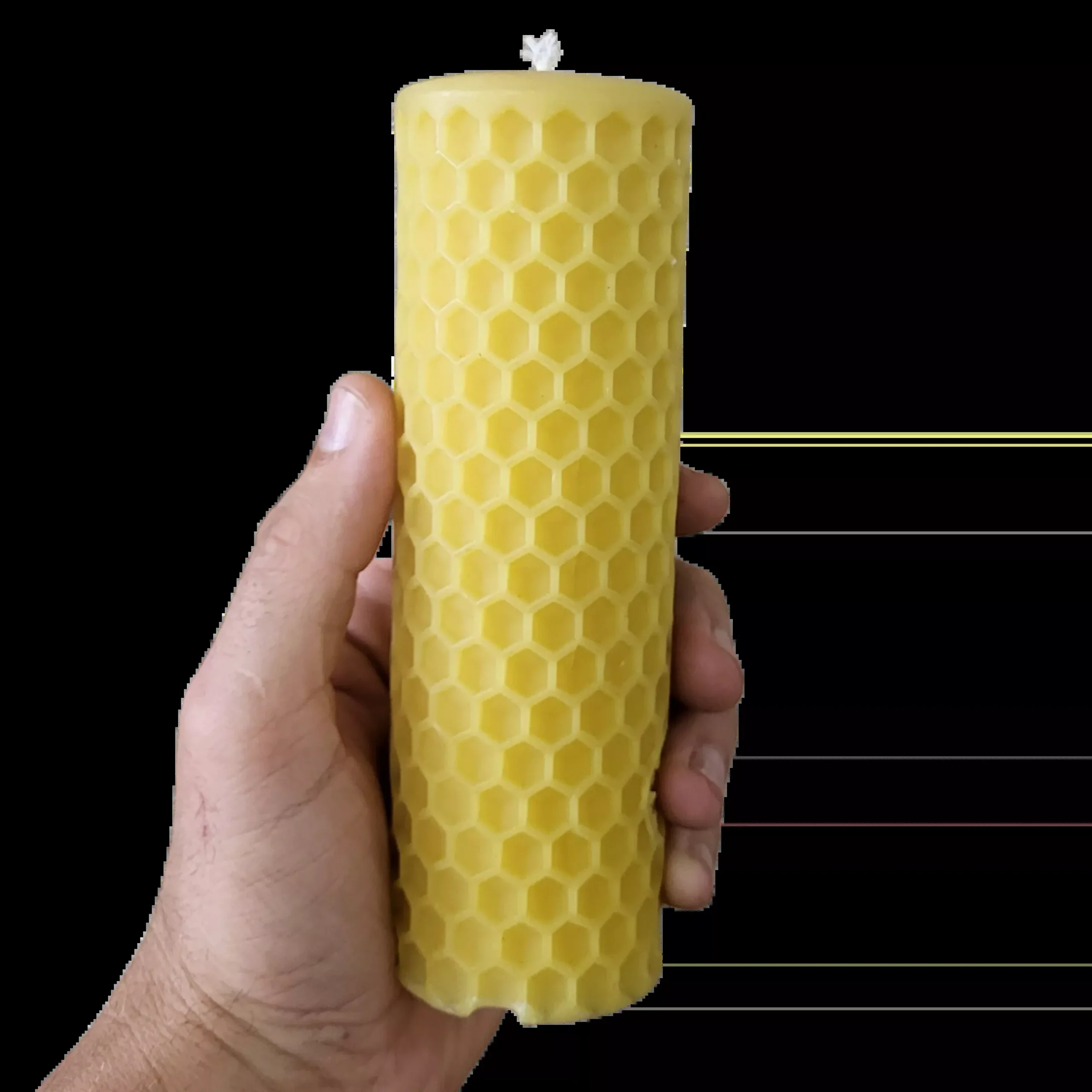 Honey Comb Beeswax Candle