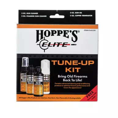 Hoppe's E4CCFO Elite Gun Tune-Up Kit (Cleaner & Oil Bottles)