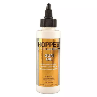 Hoppe's Elite Liquid 4oz Gun Oil Squeeze Bottle, GO4