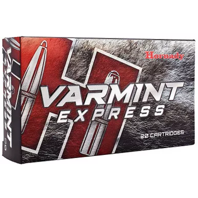 Hornady 8327 Varmint Express 223 Rem 55 GR V-Max 20 Rounds