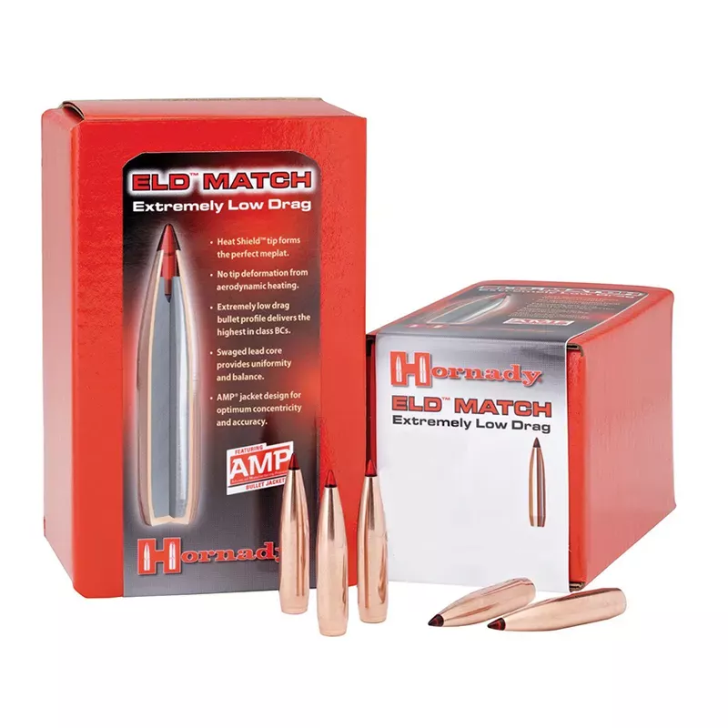 Hornady ELD Match Bullets 7mm .284 Dia 180 Gr 100/Box