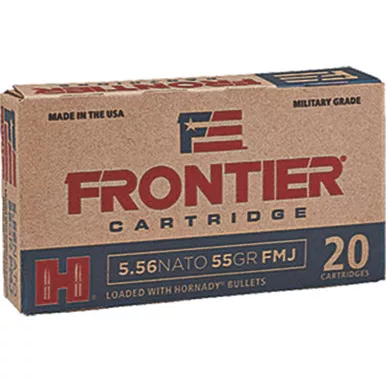 Hornady Frontier FR200 5.56 NATO 55 GR FMJ 20 Rounds