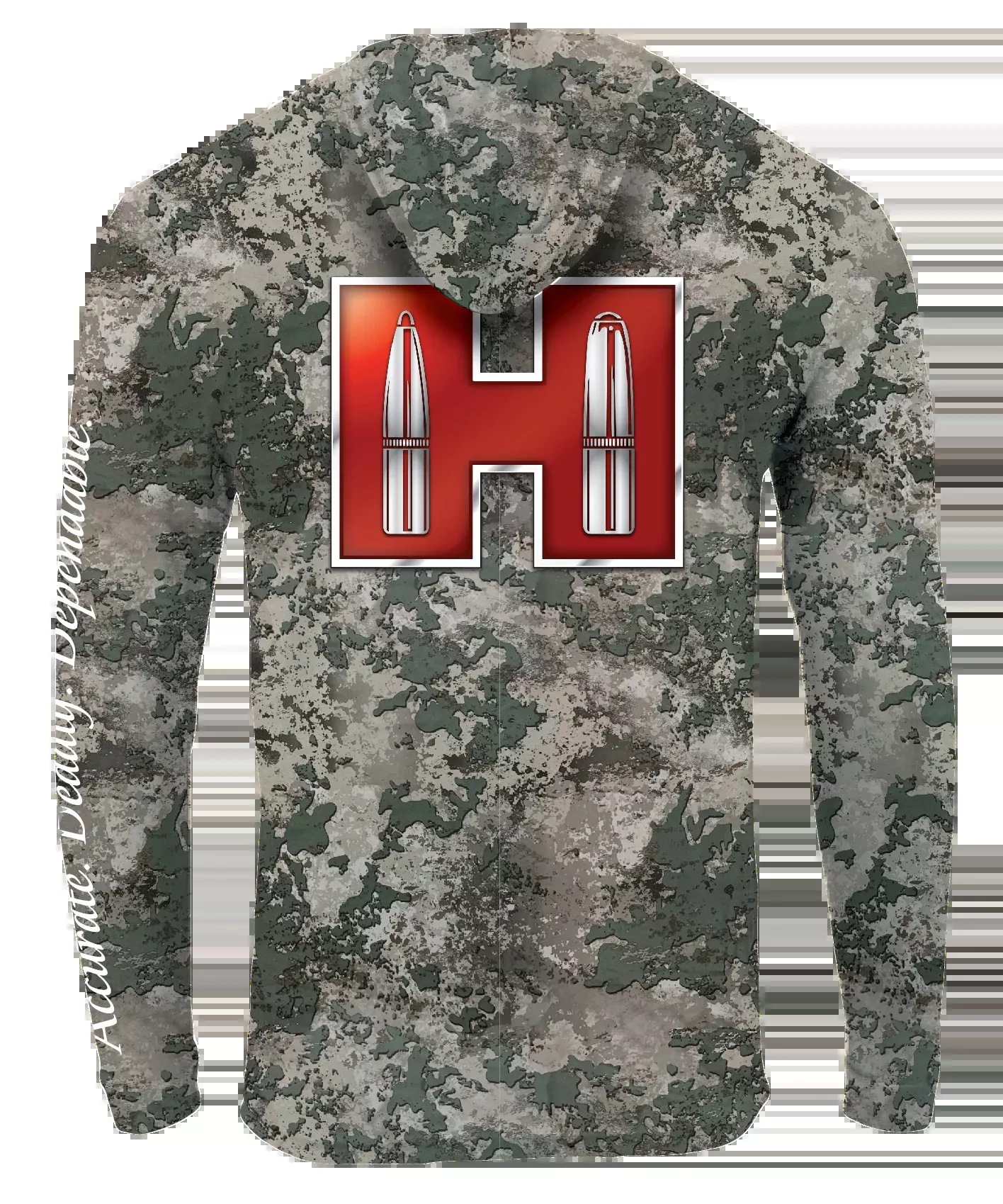 Hornady Solar Performance Camo Long Sleeve Hoodie, Ultraviolet Protection Factor 50+, PURE-tech Fabric – 99599S