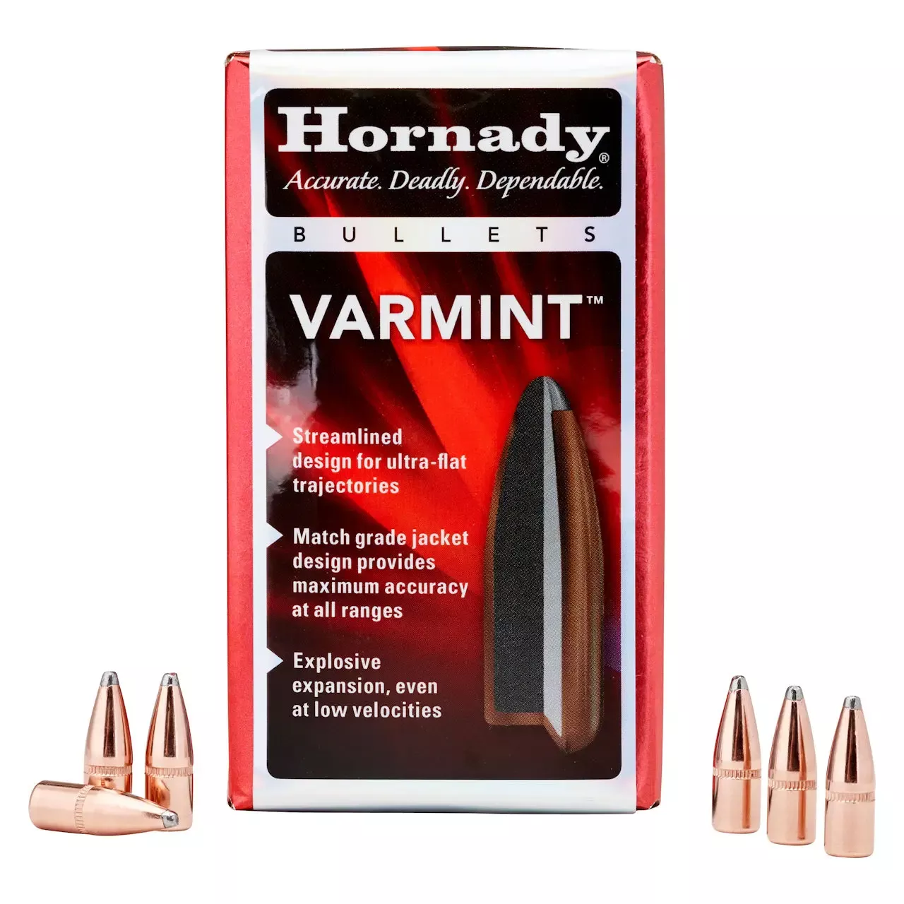 Hornady Varmint Bullets .224 Dia. 50 Gr Spire Point