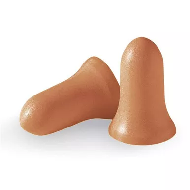Howard Leight HL-R-33133 Howard Leight Pre-Shaped Single Use Earplugs - 100 Pack - Orange
