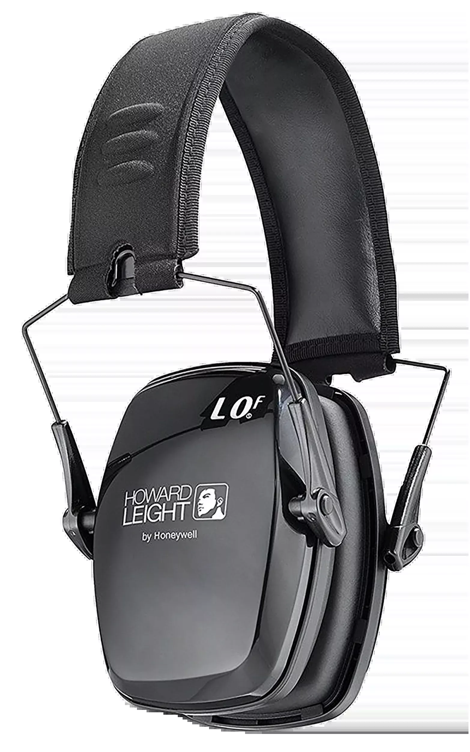 Howard Leight Leightning Ultra-Slim Folding Earmuffs, Over-the-Head, Noise Reduction Rating 23 dB – R01523