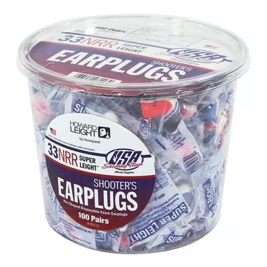 Howard Leight R-03113 USA Shooters Earplugs
